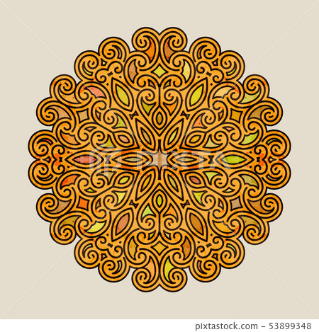 Mandala pattern background. 53899348