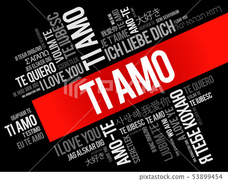 Ti amo (I Love You in Italian) - Stock Illustration [53899454] - PIXTA