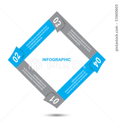 Info-graphic design template. Info-graphic design template. 53900605