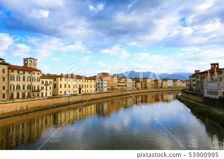 Pisa day view, Tuscany, Italy 53900995