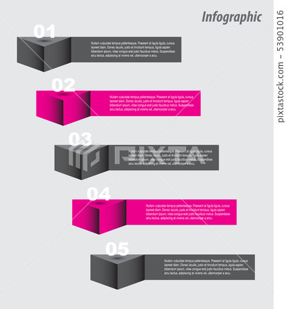 Info-graphic design template. Info-graphic design template. 53901016
