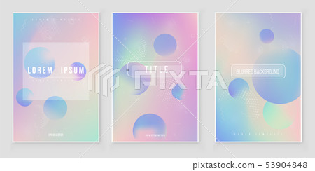 Furistic modern holographic cover set. Furistic modern holographic cover set. 53904848