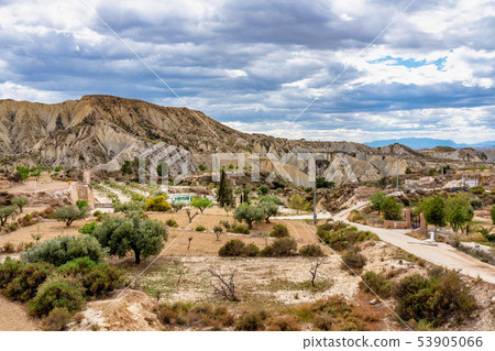 The Badlands of Abanilla and Mahoya near Murcia in Spain 53905066