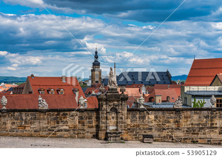 The historic old town of Bamberg in Bavaria, Germany 53905129