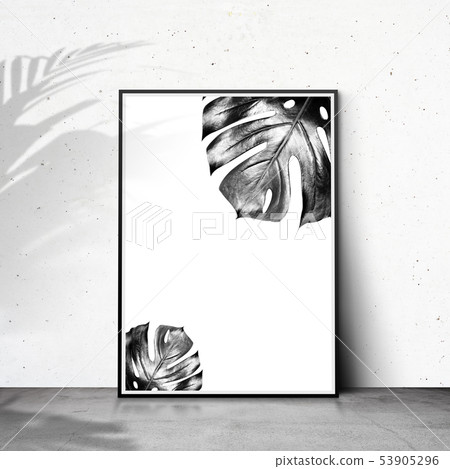 Summer background with frame, background of summer concept 53905296