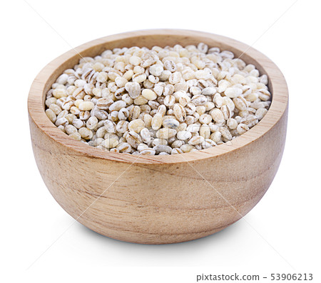 Sorghum Grains on White Background 53906213