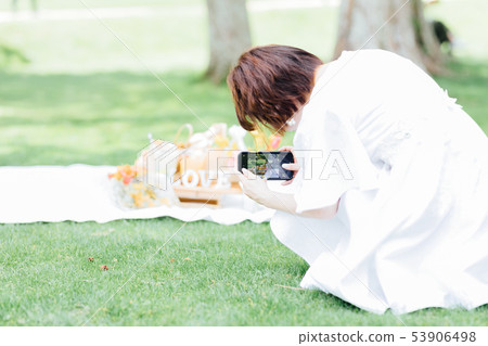 Picnic woman 53906498
