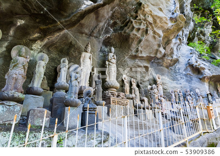 Kagoyama日本寺廟一百個石頭百Kan Kan（千葉縣安波郡Kanan町）截至2019年5月 53909386