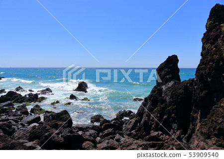 Handam Park走道,海岸,大海,熔岩, Handam Park走道,海岸,大海,熔岩, 53909540