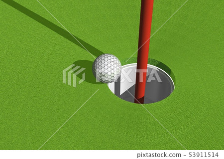 Golf, new rule (putt) 53911514