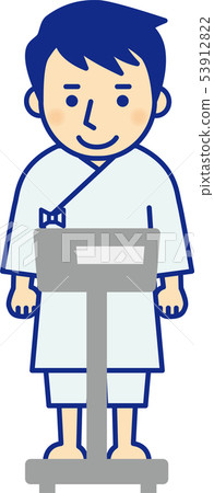 Medical checkup Weight measurement Male 53912822