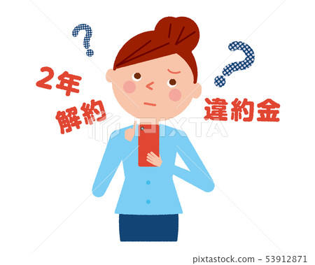 Smartphone懲罰婦女傳染媒介例證 Smartphone懲罰婦女傳染媒介例證 53912871