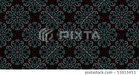Vector damask seamless pattern background. Elegant luxury texture for wallpapers, backgrounds and Vector damask seamless pattern background. Elegant luxury texture for wallpapers, backgrounds and 53913453