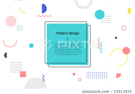 各種形狀圖案背景 53913935