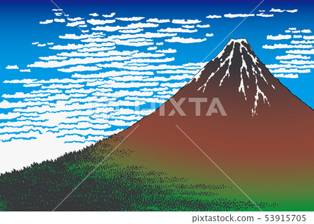 Katsushika Hokusai image Kouki style clear sunny version 2 Katsushika Hokusai image Kouki style clear sunny version 2 53915705