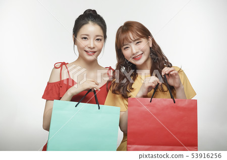 Women Shopping Women Shopping 53916256