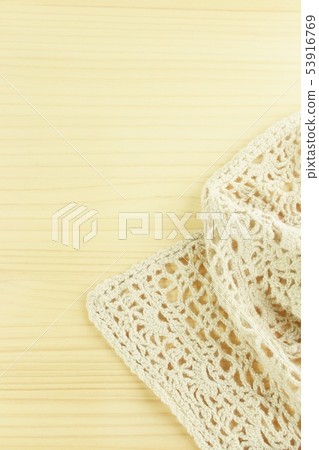 簡單的手工編織的披肩[自然圖片] 53916769