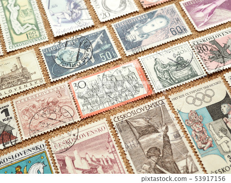 Old stamp Foreign stamp Czechoslovakia 53917156