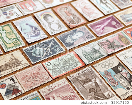 Old stamp Foreign stamp Czechoslovakia 53917160