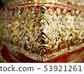 Golden pedestal Buddha,Buddha statue in Temple,Ban 53921261