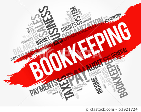 Bookkeeping word cloud collage Bookkeeping word cloud collage 53921724