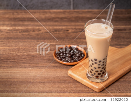 台灣小茶波霸奶茶木薯粉珍珠粉珍珠奶茶 53922020