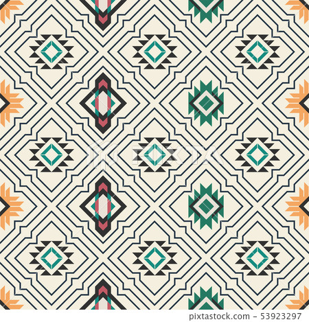 seamless background. National pattern. Folk 53923297