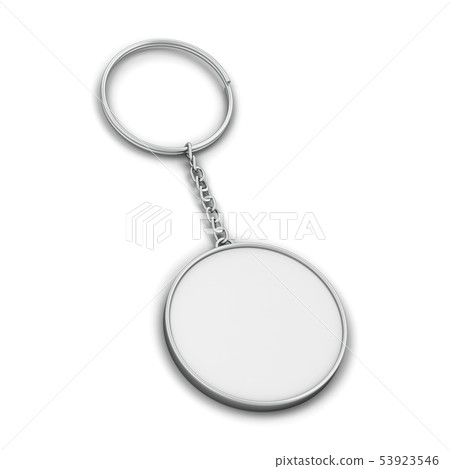 Download Blank Metallic Keychain Mockup Stock Illustration 53923546 Pixta