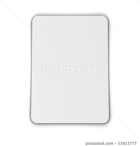 Blank Playing Cards For Poker Or Other Games Stock Photo