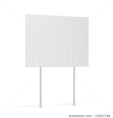 Download Blank Yard Sign Stock Illustration 53923788 Pixta