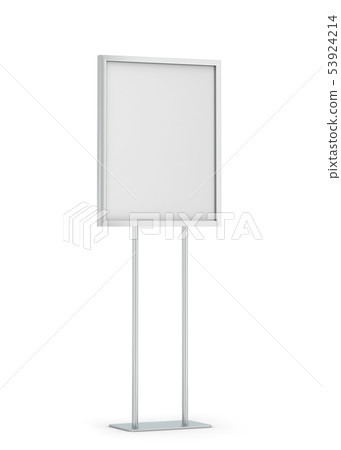 Download Blank Poster Stand Mockup Stock Illustration 53924214 Pixta PSD Mockup Templates