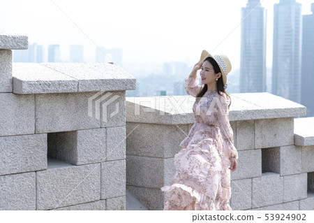 面部表情的韓國女性，公園 53924902