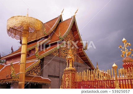 Chiang Mai's Famous Temple / Landscape of Doi Suthep Temple [Thailand, Chiang Mai] 53925057
