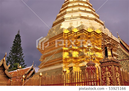 Chiang Mai's Famous Temple / Landscape of Doi Suthep Temple [Thailand, Chiang Mai] 53925166