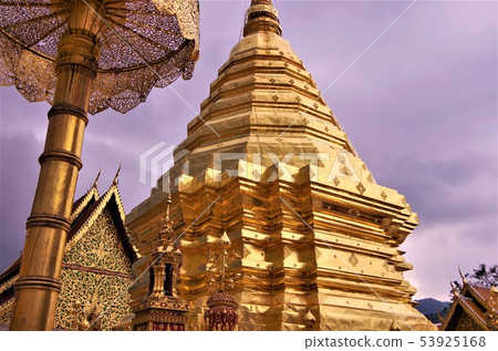 Chiang Mai's Famous Temple / Landscape of Doi Suthep Temple [Thailand, Chiang Mai] 53925168