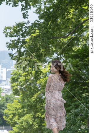 韓國女性,公園,南山的面部表情 韓國女性,公園,南山的面部表情 53926140