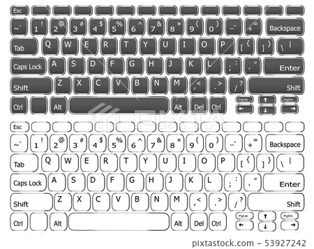 Simple Laptop Keyboard 53927242