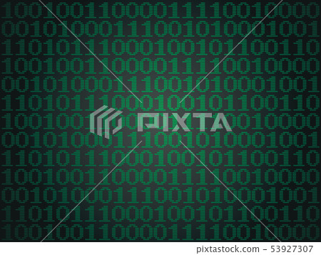 Binary Computer Code - Stock Illustration [53927307] - PIXTA