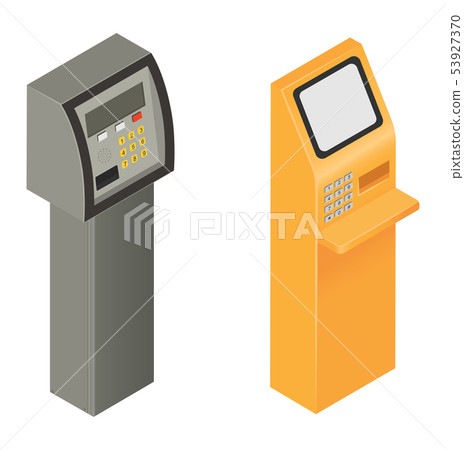 Payment Machine Vector Pos Banking Terminal For Stock Illustration 53927370 Pixta