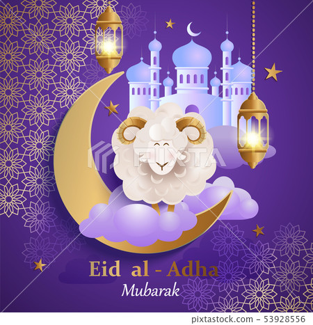 Eid al-Adha Banner. Vector. 53928556