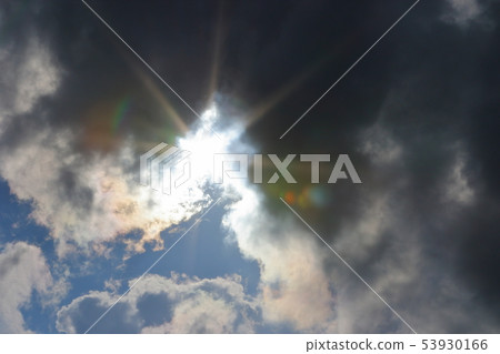 Sun swallowed by clouds Sun swallowed by clouds 53930166