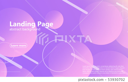 Landing page. Geometric background. Landing page. Geometric background. 53930702