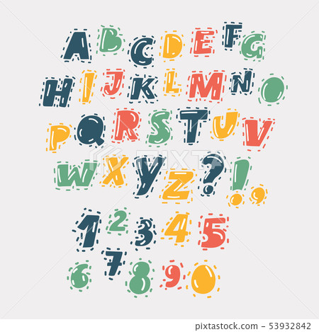 ABC upper case letters set ABC upper case letters set 53932842