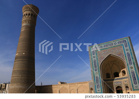 Central Asia Silk Road Trip Uzbekistan Bukhara Caran Mosque and Caran Minaret 53935283