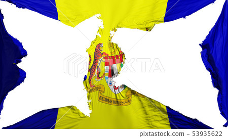 Destroyed Putrajaya city flag 53935622