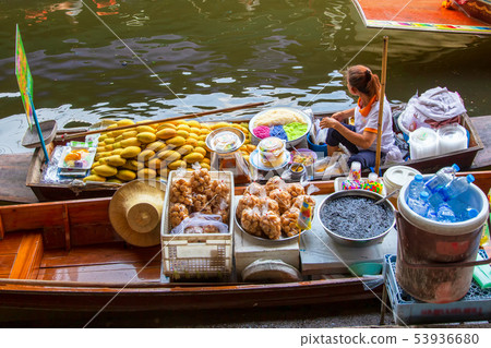 Damnoen Saduak floating market Damnoen Saduak floating market 53936680