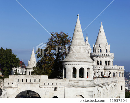 Fisherman's Bastion, Budapest, Hungary, Castle 53937204