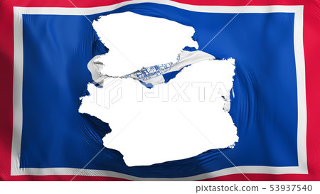 Tattered Wyoming state flag Tattered Wyoming state flag 53937540