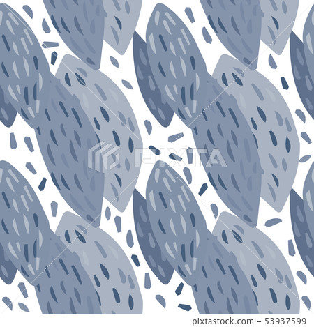 Abstract watermelon bones seamless pattern. Scandinavian style wallpaper. Abstract watermelon bones seamless pattern. Scandinavian style wallpaper. 53937599