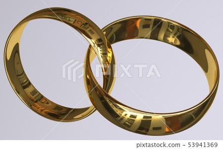 Connected golden bracelets Connected golden bracelets 53941369